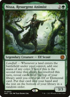 Nissa, Resurgent Animist March of the Machine- The Aftermath